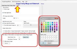 How to Add a Border step 1